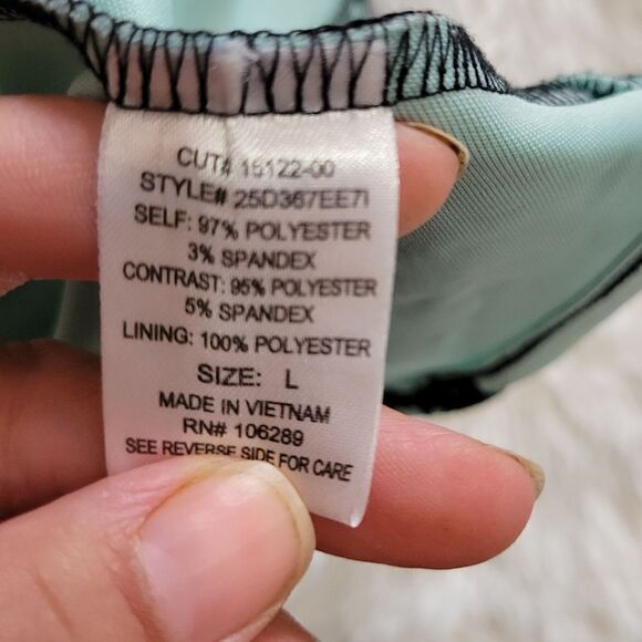 Trixxi Fit And Flare Floral Dress Sz L - Picture 4 of 9